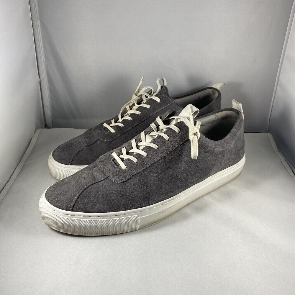 EUC Grenson The Good Shoe Gray Suede Leather Men's Sneaker 1 UK 8 G US 9 $350